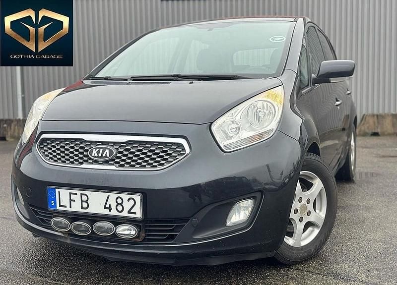 Svart Begagnad 2010 Kia Venga Comfort Halvkombi | 44 900 kr (Marknadspris) - Bild 1/4