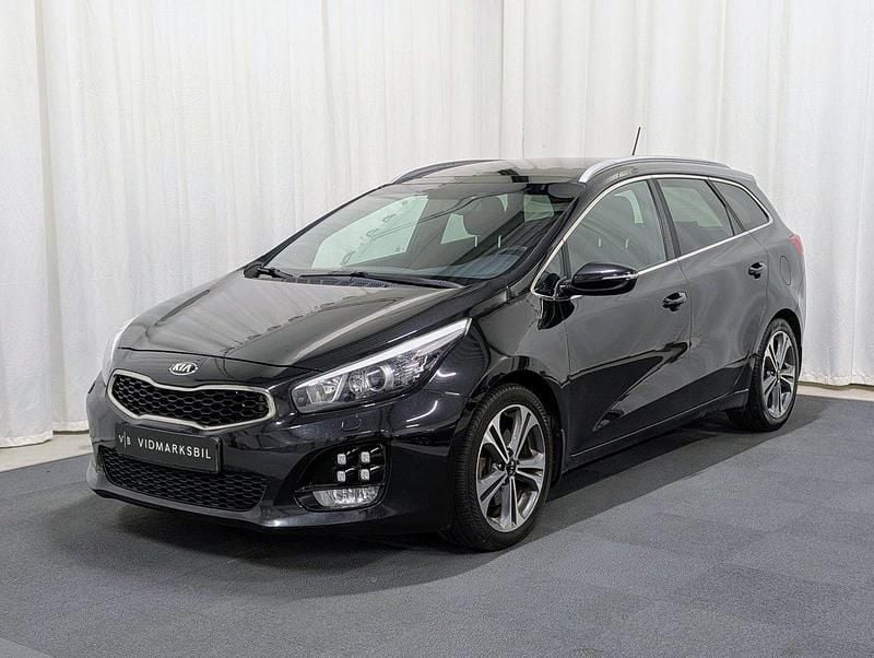 Svart Begagnad 2016 Kia Ceed Sportswagon GT-Line Kombi | 139 900 kr (Marknadspris) - Bild 1/4