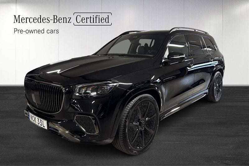 Svart (black) Begagnad 2025 Mercedes GLS600 Maybach Night SUV | 2 212 300 kr - Bild 1/4