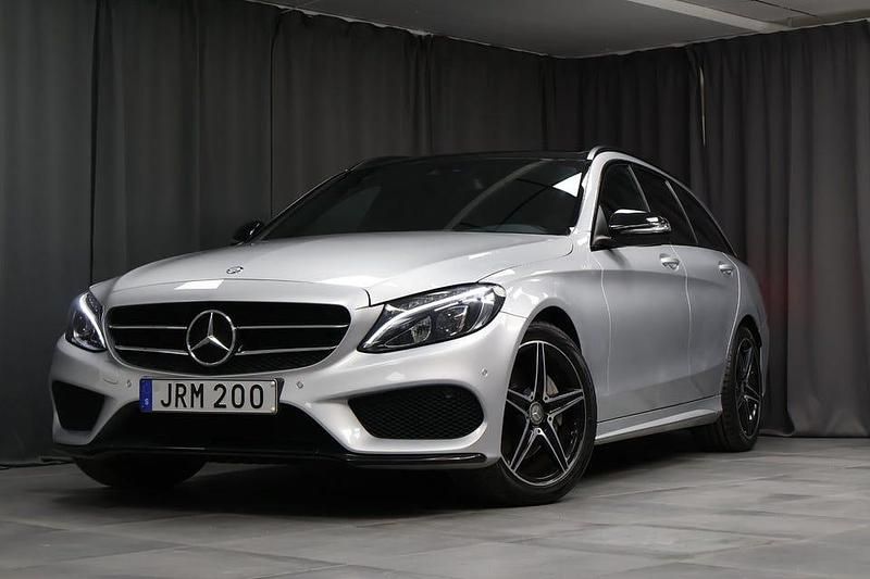 Silver Begagnad 2016 Mercedes C220 AMG Kombi | 259 000 kr (Lite dyr) - Bild 1/4