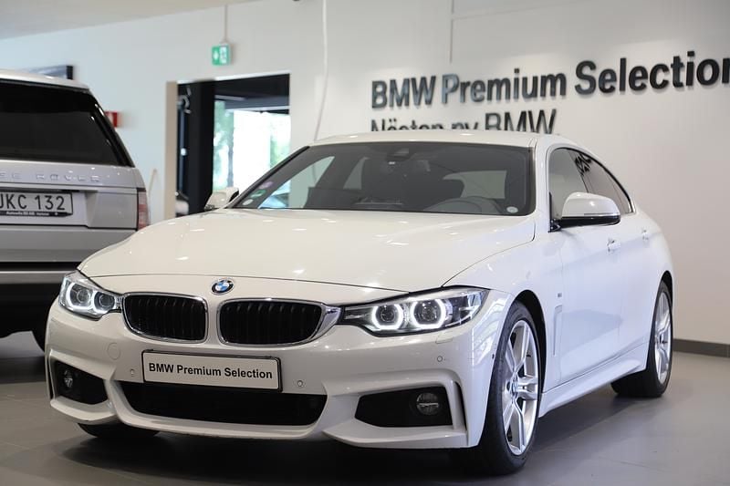 Vit Begagnad 2017 BMW 430 Gran Coupé M Sport Sportkupé | 229 000 kr (Marknadspris) - Bild 1/3