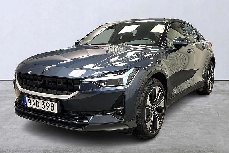 Begagnad Polestar 2 Plus 309 kW (421 HK) 2022 Mörkblå Halvkombi