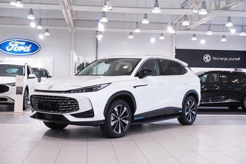 Vit Begagnad 2024 MG HS Luxury SUV | 409 900 kr (Marknadspris) - Bild 1/4