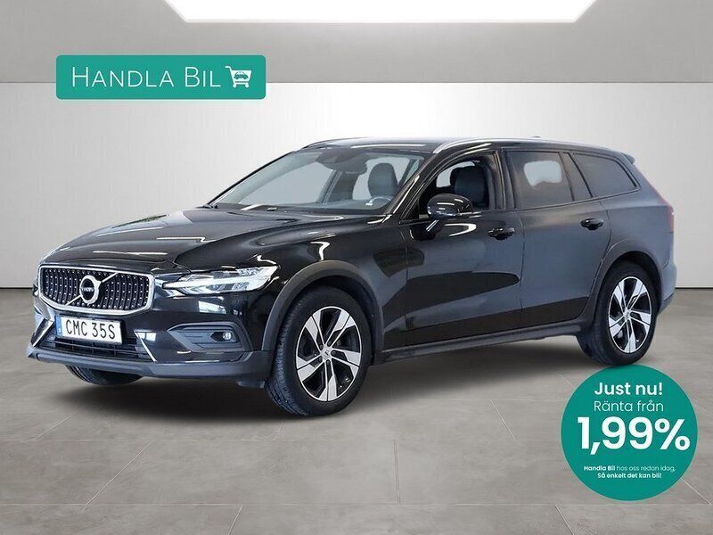 Svart Begagnad 2020 Volvo V60 CC Kombi | 299 900 kr (Marknadspris) - Bild 1/4