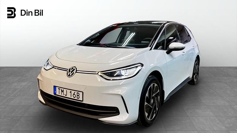 Ny VW ID.3 Pro Performance 239 kW (326 HK) 2026 Vit Halvkombi