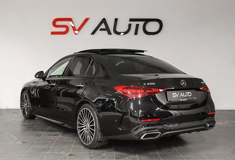 Begagnad Mercedes C200 AMG Line Premium 204 HK (150 kW) 2024 Svart Sedan