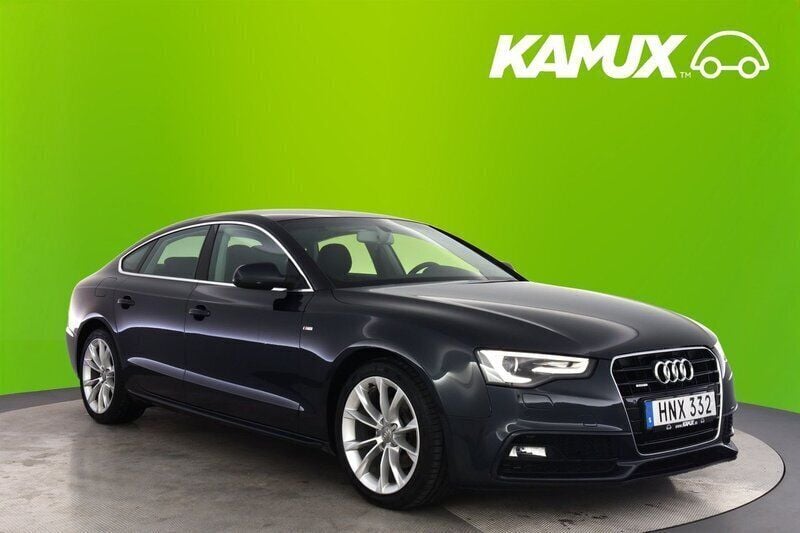 Blå Begagnad 2016 Audi A5 Sportback S-Line Halvkombi | 204 700 kr (Superpris) - Bild 1/3