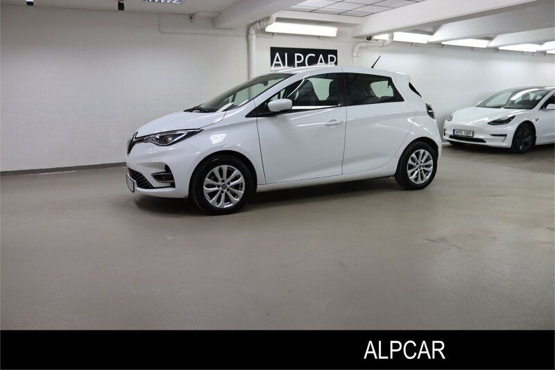 Vit Begagnad 2021 Renault Zoe Halvkombi | 159 900 kr (Lite dyr) - Bild 1/4