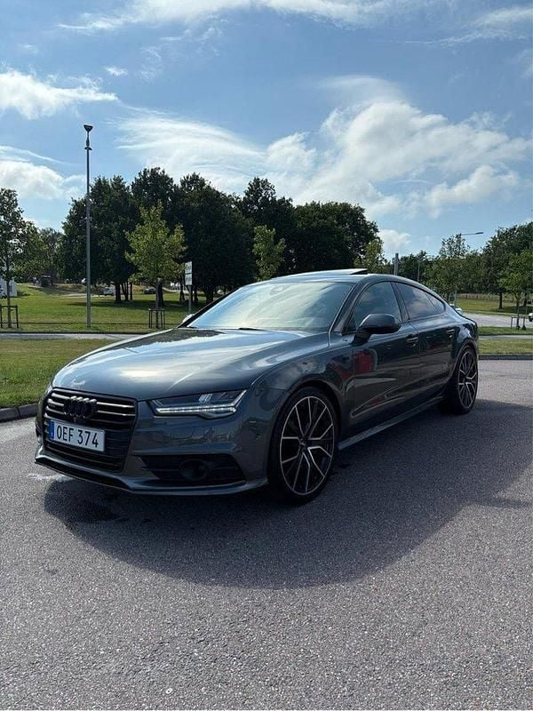 Grå Begagnad 2017 Audi A7 Sportback S-Line Halvkombi | 315 000 kr (Lite dyr) - Bild 1/4