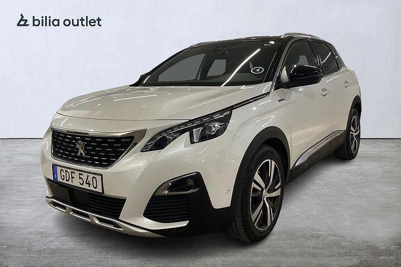 Vit Begagnad 2016 Peugeot 3008 GT-line SUV | 184 900 kr (Lite dyr) - Bild 1/4