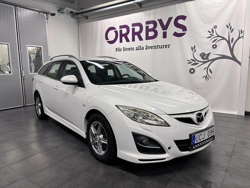Vit Begagnad 2010 Mazda 6 Kombi | 59 000 kr (Lite dyr) - Bild 1/4