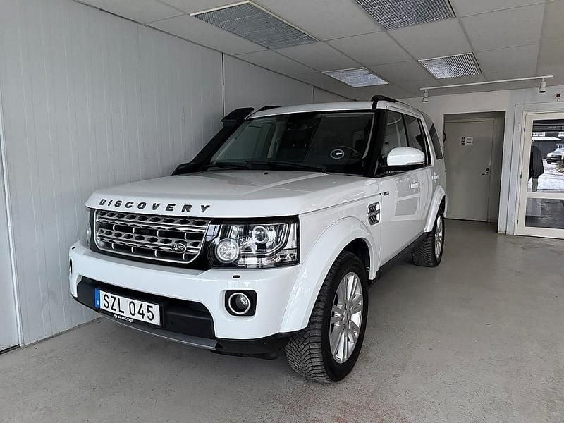 Vit Begagnad 2014 Land Rover Discovery 4 HSE SUV | 219 900 kr (Bra pris) - Bild 1/4