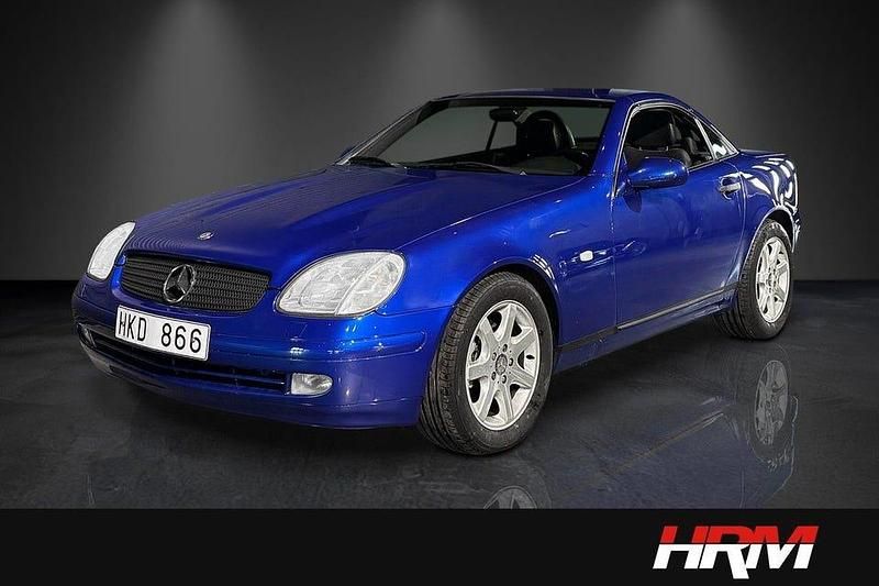 Begagnad Mercedes SLK200 193 HK (141 kW) 1997 Blå Cab
