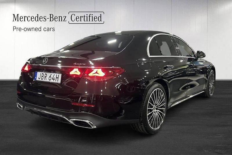 Begagnad Mercedes E300 AMG line 197 HK (144 kW) 2025 Svart Sedan