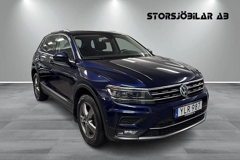 Blå Begagnad 2018 VW Tiguan GT SUV | 229 000 kr (Marknadspris) - Bild 1/4