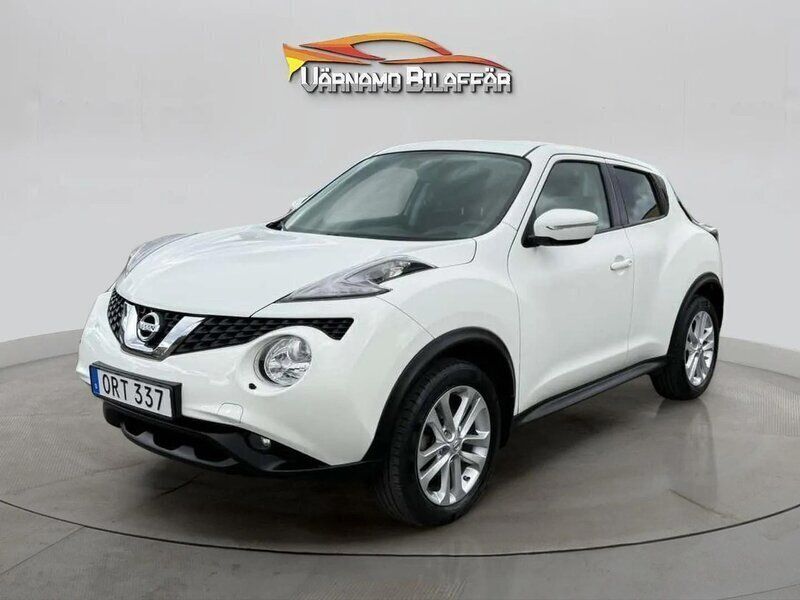 Vit Begagnad 2015 Nissan Juke SUV | 124 900 kr (Lite dyr) - Bild 1/4