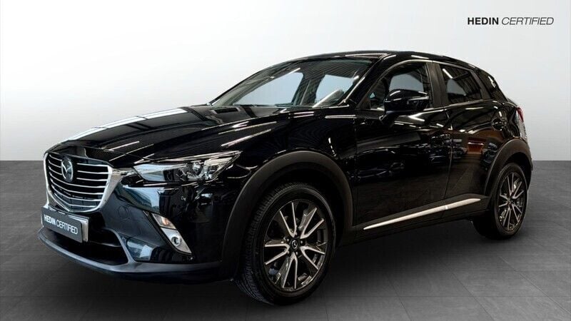 Svart (black) Begagnad 2016 Mazda CX-3 SUV | 179 900 kr (Marknadspris) - Bild 1/4