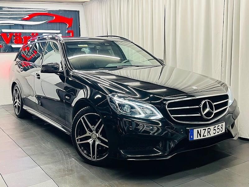Svart Begagnad 2016 Mercedes E220 Avantgarde Kombi | 209 900 kr (Marknadspris) - Bild 1/4