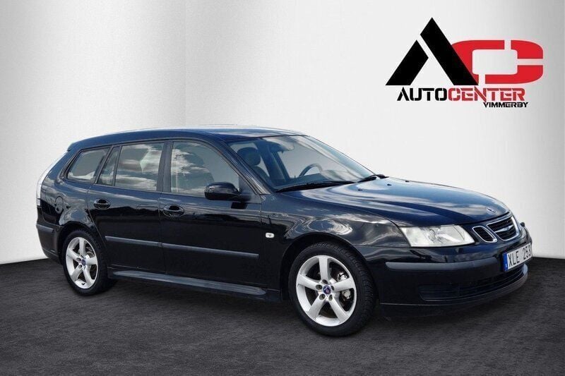 Svart Begagnad 2006 Saab 9-3 Vector Kombi | 32 900 kr (Lite dyr) - Bild 1/4