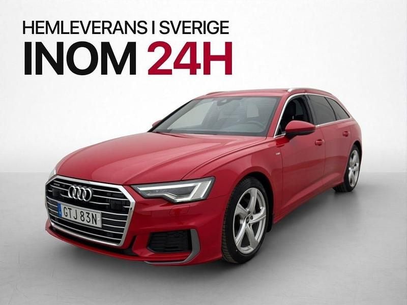 Begagnad Audi A6 S-Line 204 HK (150 kW) 2023 Röd Kombi