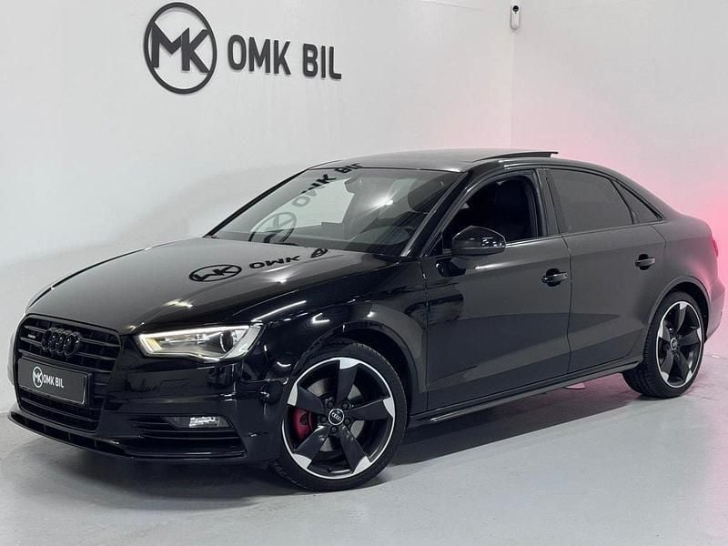 Svart Begagnad 2015 Audi A3 Ambition Sedan | 184 900 kr (Marknadspris) - Bild 1/4