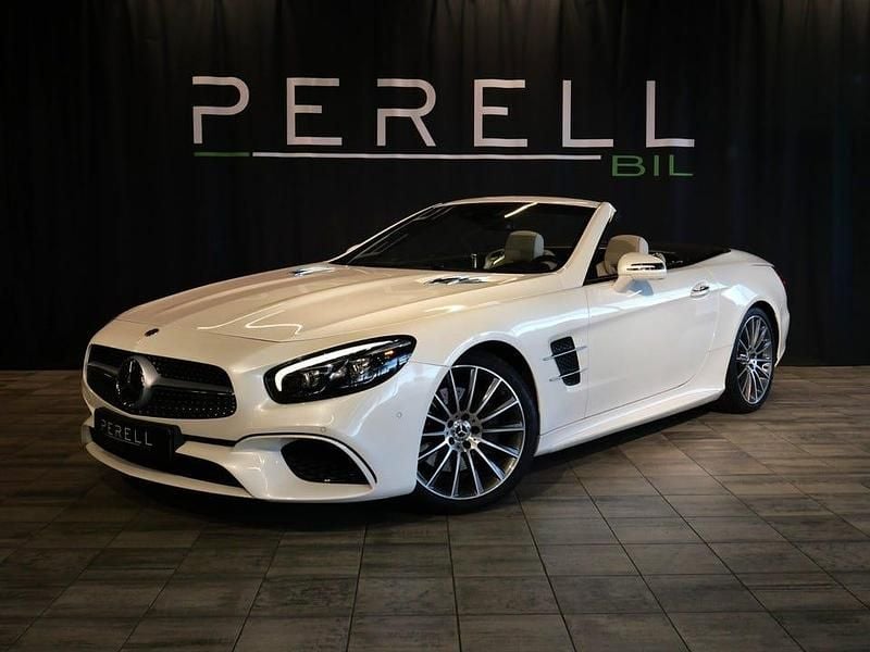 Begagnad Mercedes SL400 AMG line 367 HK (269 kW) 2018 Vit Cab
