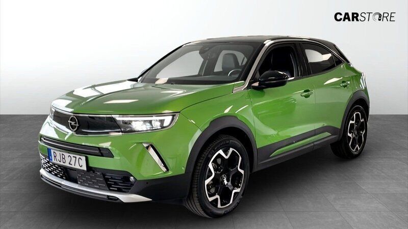 Grön (green) Begagnad 2021 Opel Mokka-e Ultimate SUV | 179 900 kr (Bra pris) - Bild 1/4
