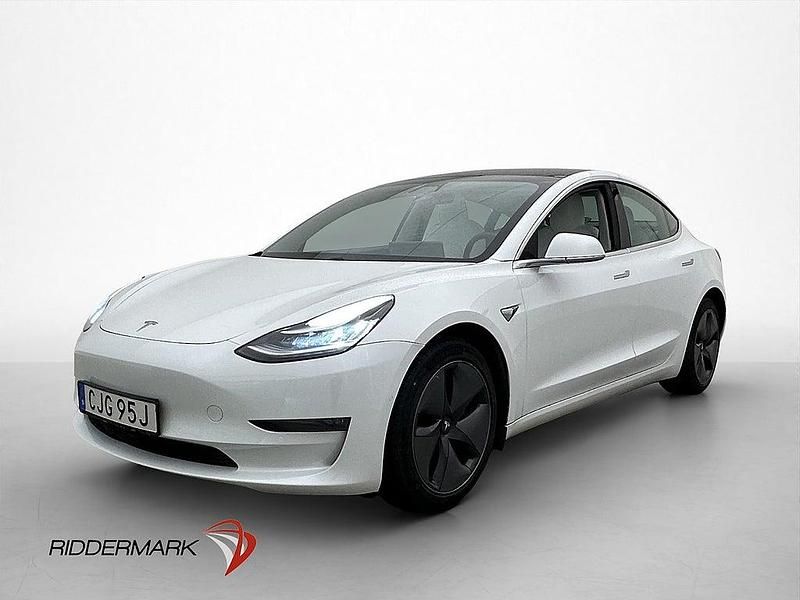 Begagnad Tesla Model 3 Long Range AWD 366 kW (498 HK) 2019 Vit Sedan