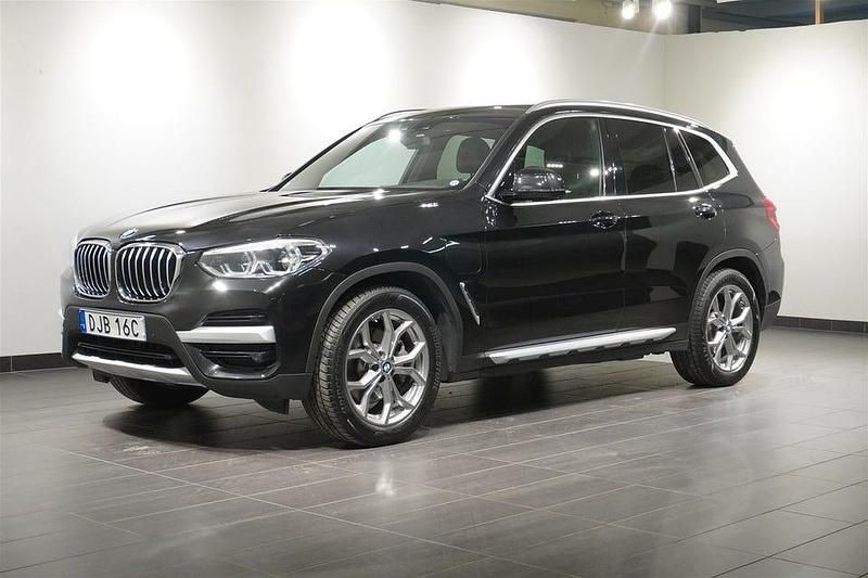 Safirsvart metallic Begagnad 2021 BMW X3 xLine SUV | 349 800 kr - Bild 1/4
