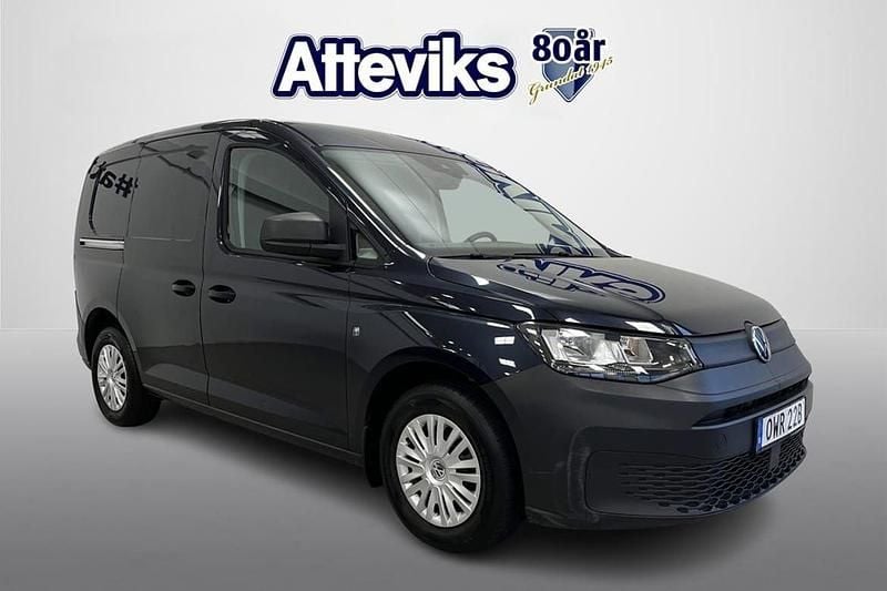 Blå Begagnad 2022 VW Caddy Minibuss | 209 000 kr (Bra pris) - Bild 1/4