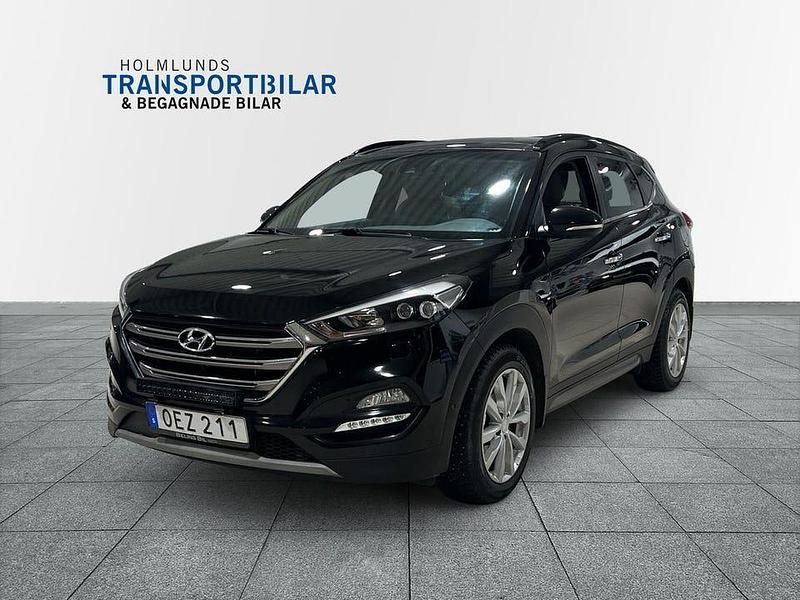 Svart Begagnad 2016 Hyundai Tucson Premium SUV | 174 900 kr (Marknadspris) - Bild 1/4