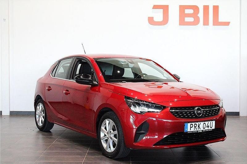Röd Begagnad 2021 Opel Corsa Elegance Halvkombi | 129 900 kr (Bra pris) - Bild 1/4