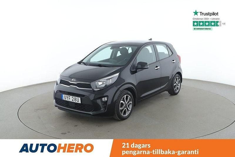 Svart Begagnad 2021 Kia Picanto Advance Halvkombi | 124 000 kr (Marknadspris) - Bild 1/4