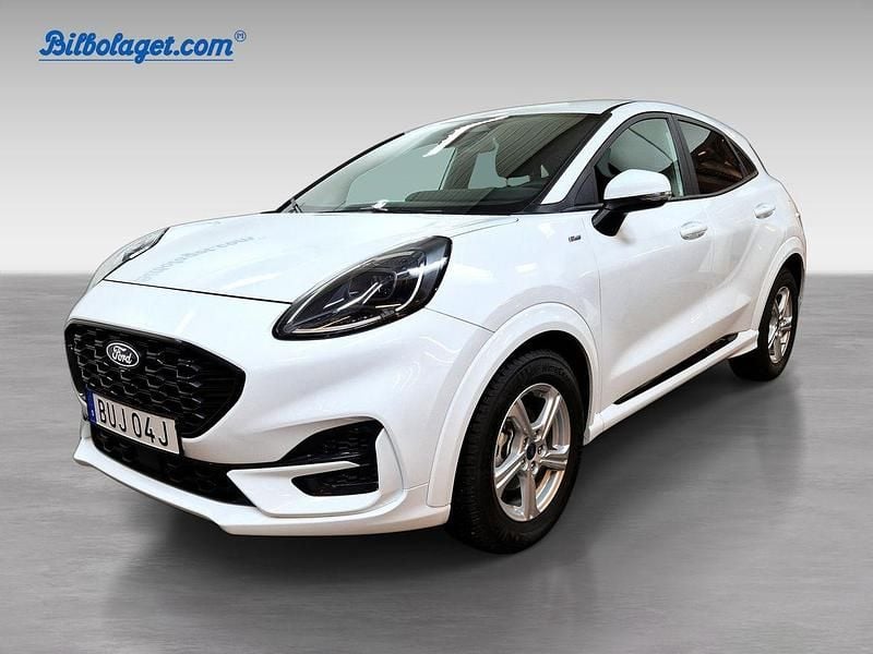 Vit Begagnad 2024 Ford Puma ST-Line SUV | 269 900 kr (Marknadspris) - Bild 1/3