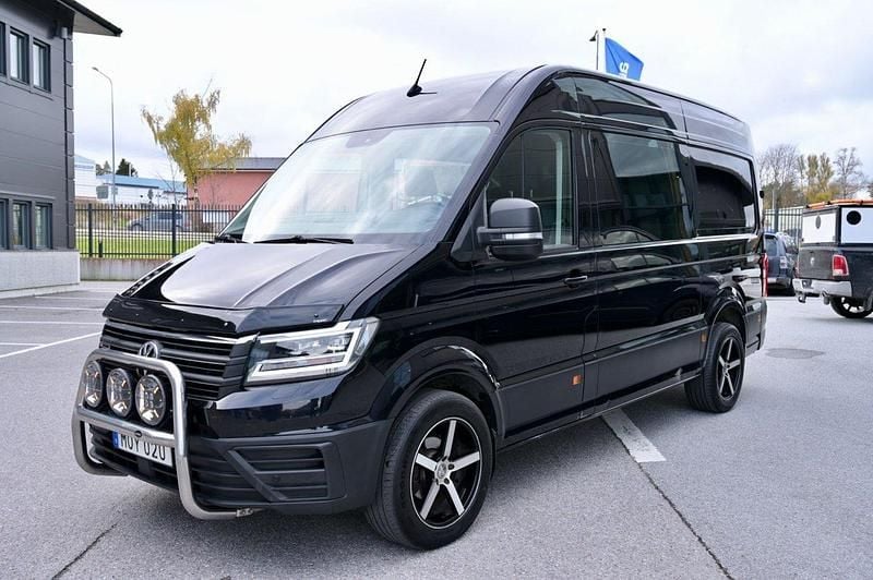 Svart Begagnad 2019 VW Crafter Van | 449 800 kr - Bild 1/4