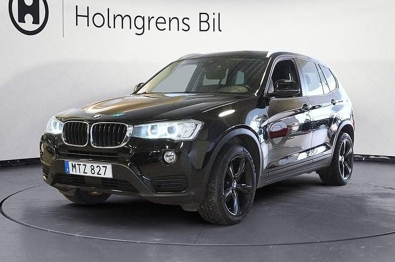 Svart Begagnad 2016 BMW X3 SUV | 219 800 kr (Marknadspris) - Bild 1/4