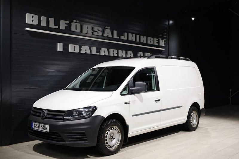 Vit Begagnad 2019 VW Caddy Maxi Minibuss | 159 000 kr (Bra pris) - Bild 1/4
