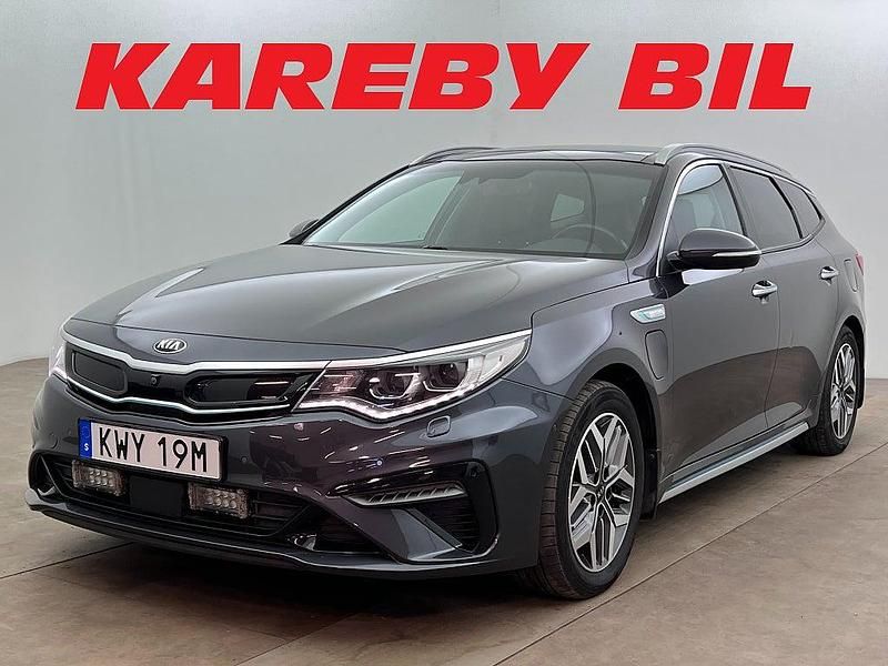 Grå Begagnad 2019 Kia Optima Advance Kombi | 183 900 kr (Marknadspris) - Bild 1/3