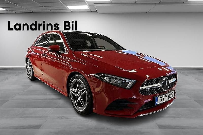 Begagnad Mercedes A180 AMG 116 HK (85 kW) 2018 Röd Halvkombi