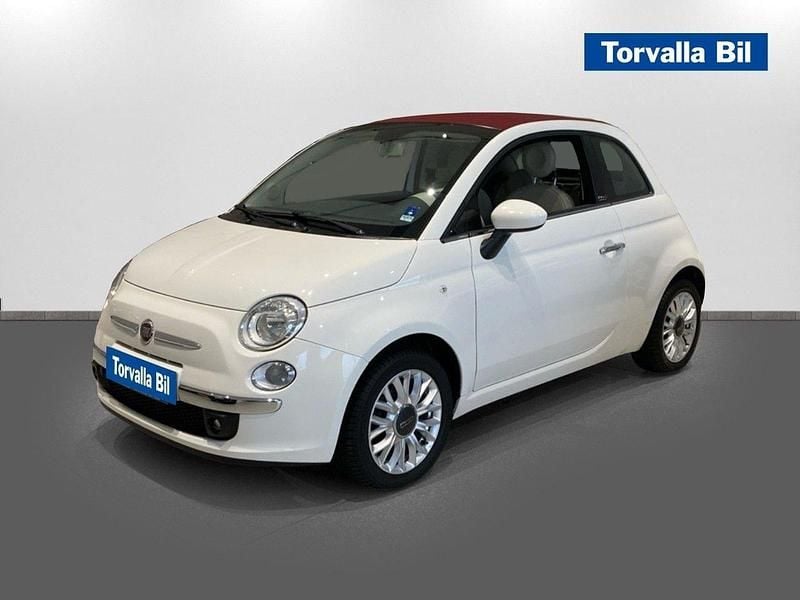 Vit Begagnad 2015 Fiat 500C Lounge Cab | 84 900 kr (Marknadspris) - Bild 1/4