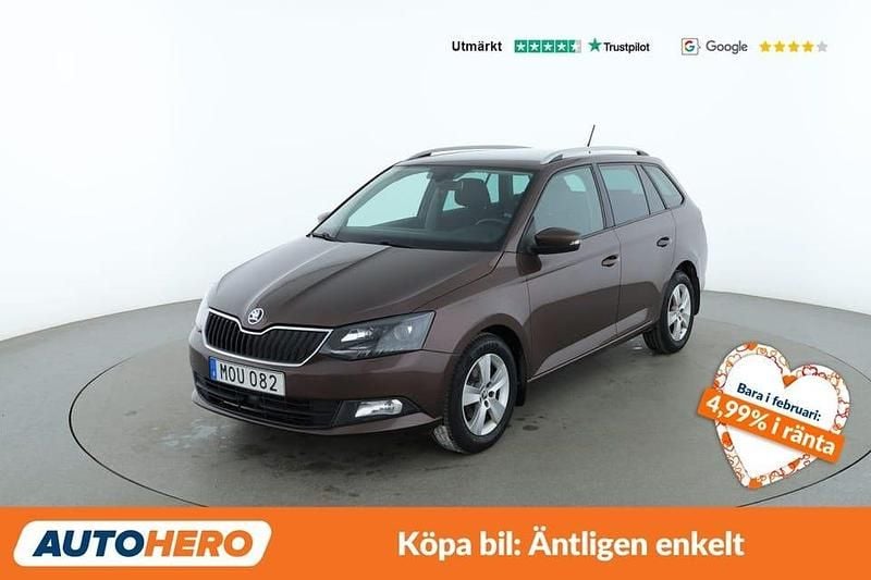 Brun Begagnad 2017 Skoda Fabia Style Kombi | 93 000 kr (Marknadspris) - Bild 1/4