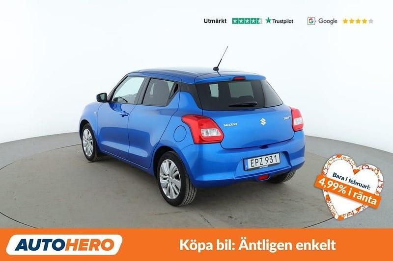 Begagnad Suzuki Swift 91 HK (66 kW) 2017 Blå Halvkombi
