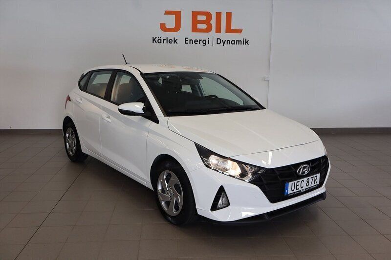 Vit Begagnad 2022 Hyundai i20 Edition Halvkombi | 144 900 kr (Marknadspris) - Bild 1/4