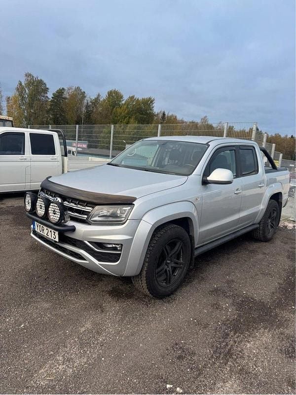 Silver Begagnad 2017 VW Amarok Highline Pickup | 205 000 kr (Dyr) - Bild 1/2