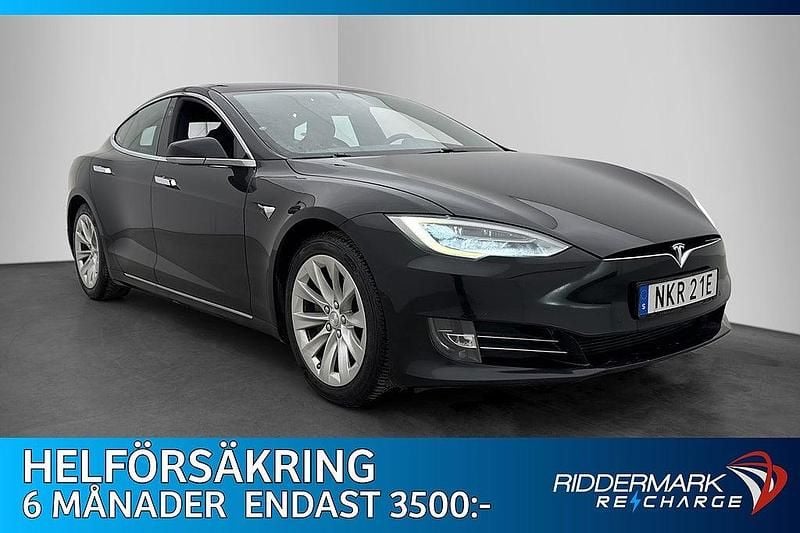 Svart Begagnad 2019 Tesla Model S Long Range AWD Halvkombi | 289 900 kr (Bra pris) - Bild 1/3