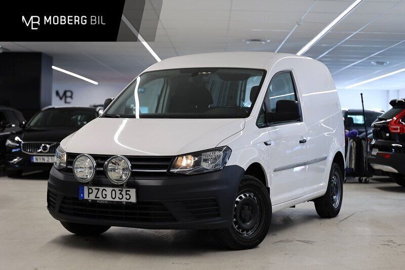 Vit Begagnad 2017 VW Caddy Minibuss | 139 900 kr (Marknadspris) - Bild 1/3