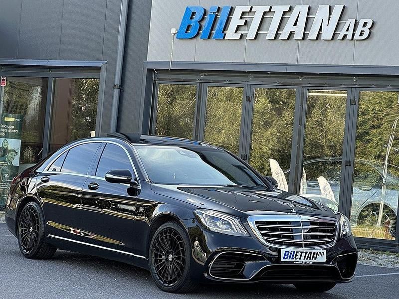 Svart Begagnad 2013 Mercedes S350L AMG Sedan | 439 900 kr - Bild 1/4