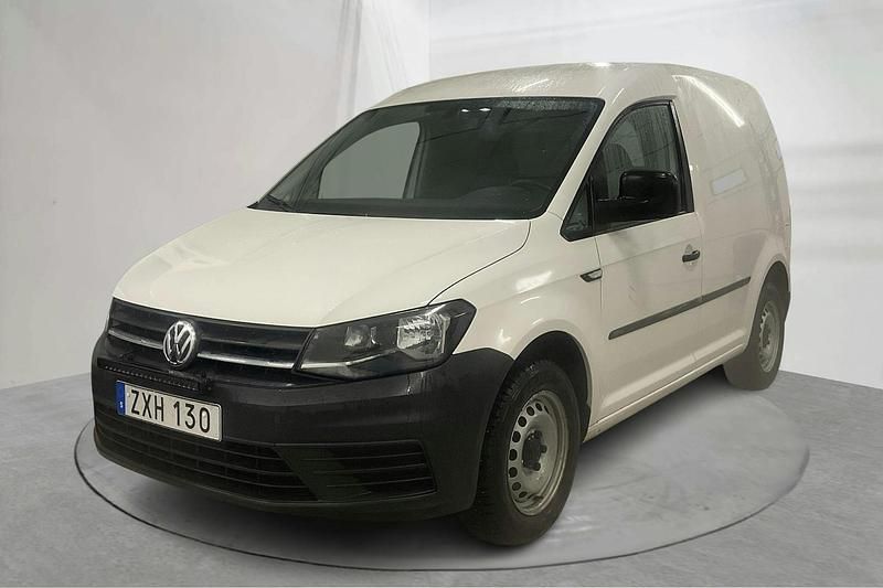 Vit Begagnad 2018 VW Caddy Minibuss | 119 000 kr (Bra pris) - Bild 1/4