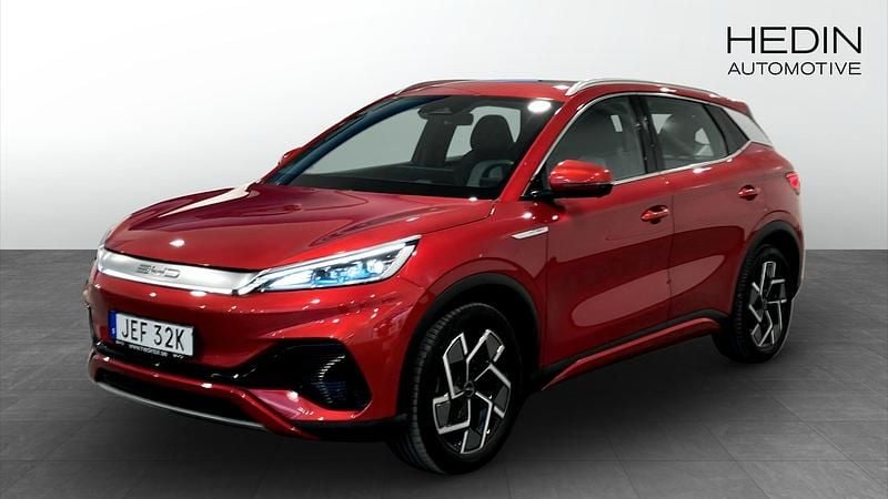 Begagnad BYD Atto 3 Design 150 kW (204 HK) 2022 Röd SUV