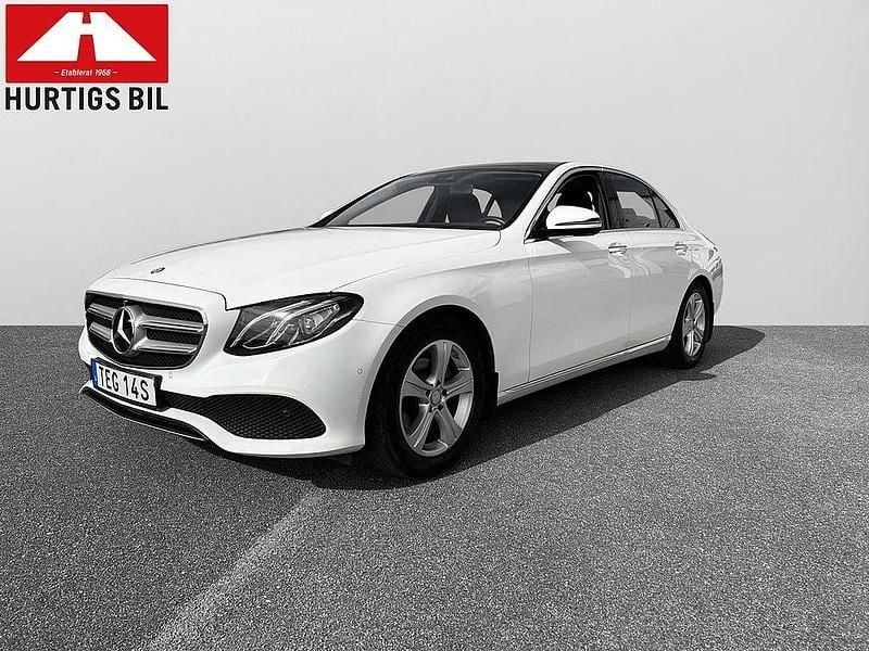 Vit Begagnad 2016 Mercedes E220 Avantgarde Sedan | 267 900 kr (Marknadspris) - Bild 1/3